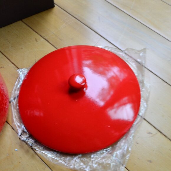 Bruntmor 2-Quart Ceramic Casserole Dish, Red - Picture 7 of 11